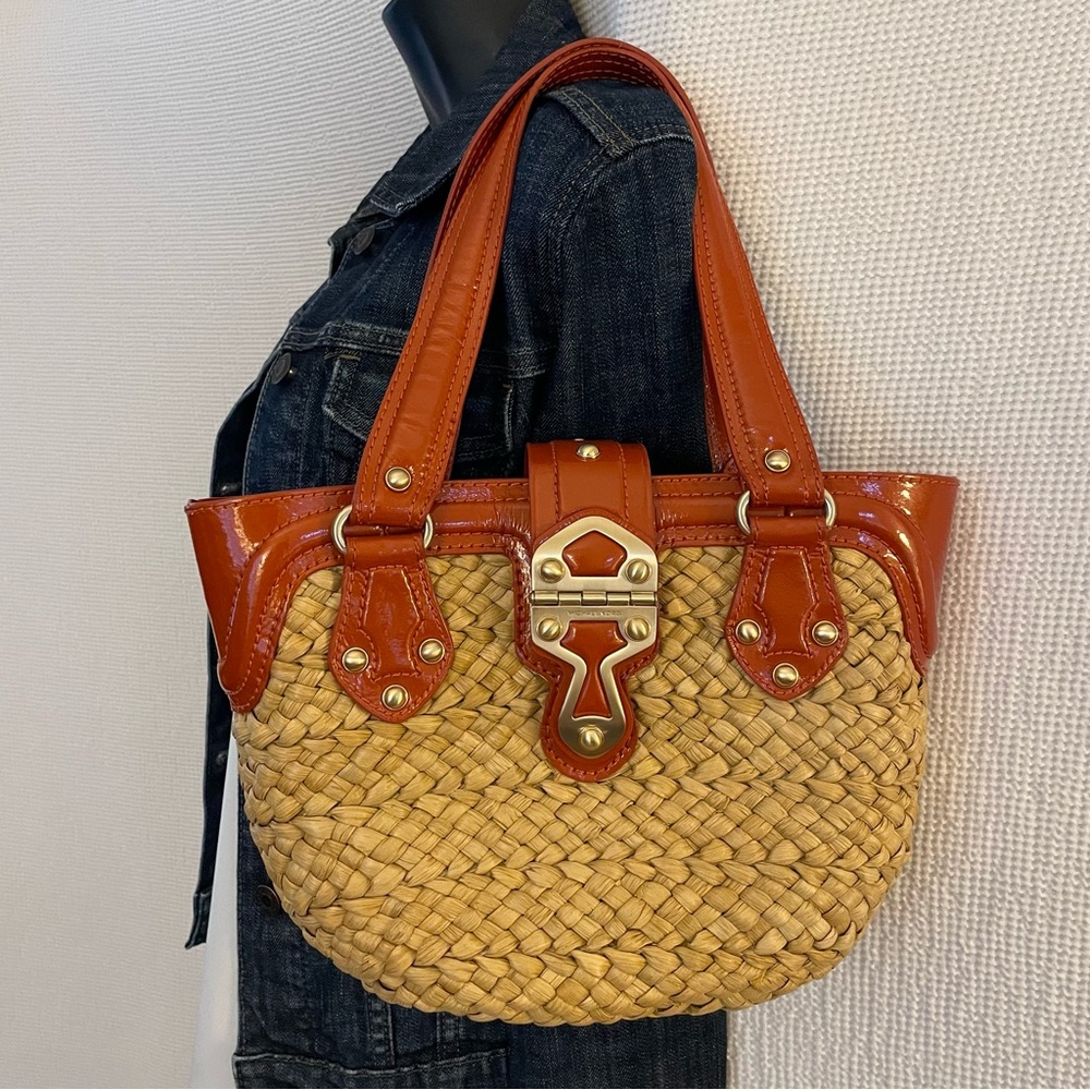 Michael Kors Woven Straw Tote